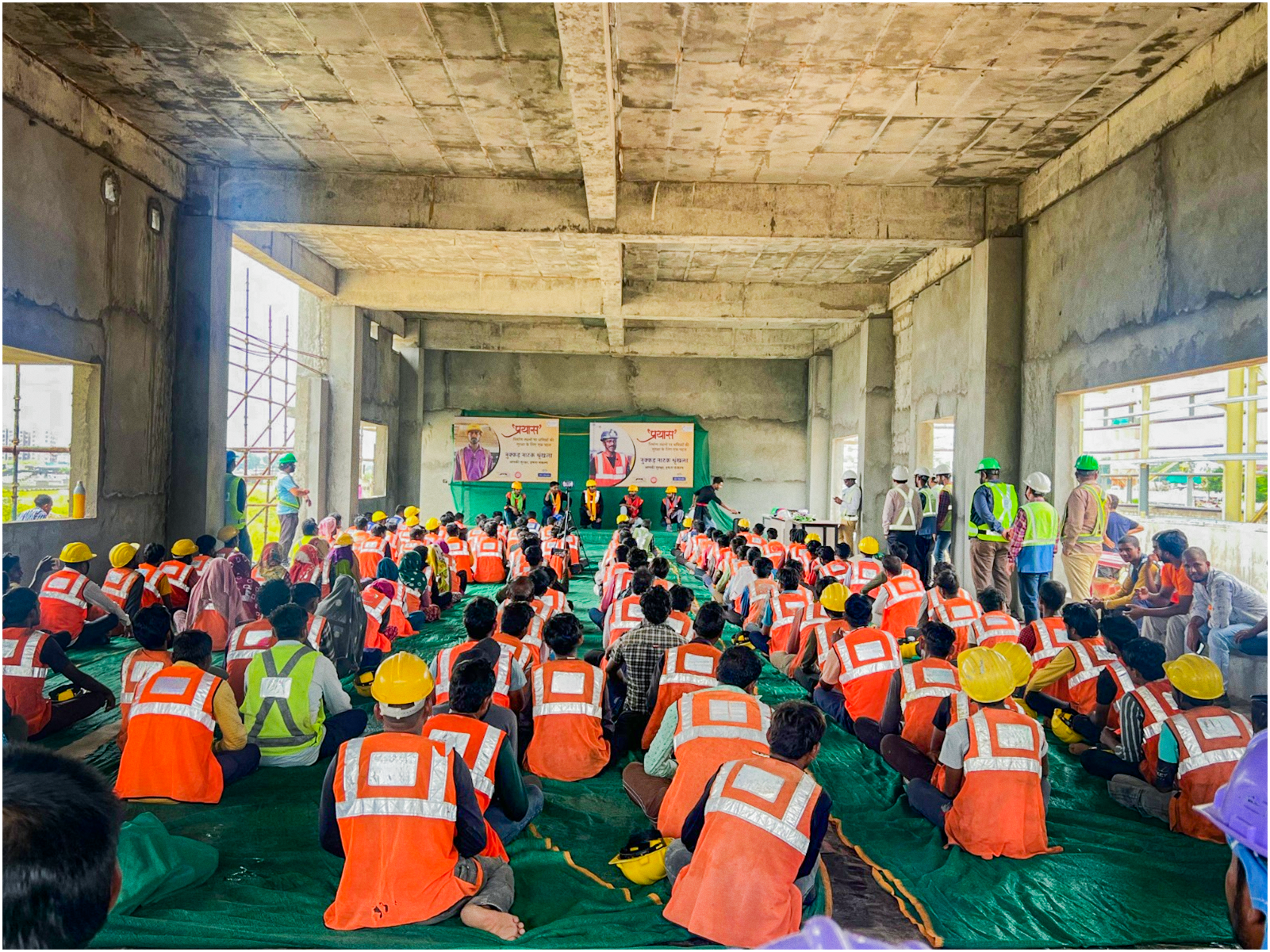‘પ્રયાસ’ પહેલ હેઠળ 18 ઓગસ્ટ 2025ના રોજ બુલેટ ટ્રેનના બાંધકામ સ્થળોએ ઇન્ટરેક્ટિવ नुक्कડ નાટક પ્રદર્શન યોજાયા